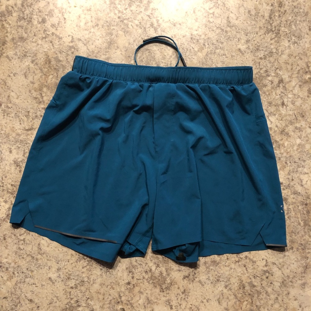 Lululemon blue surge shorts, large unlined 5inch